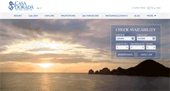 Desktop Screenshot of casadorada.com